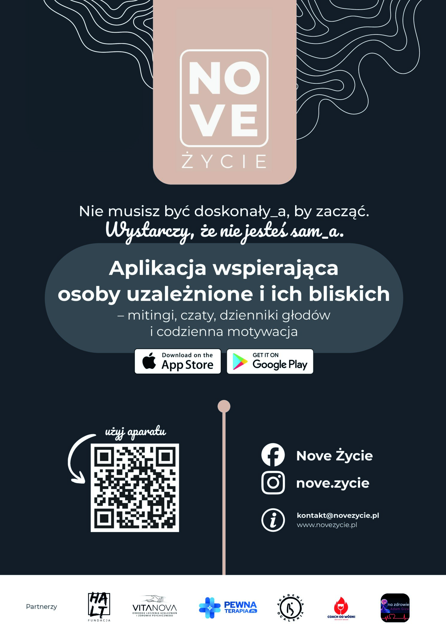 Aplikacja wspierająca osoby z uzależnieniem i osoby współuzależnione